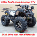 250cc liquid-cooled manual utility 4x2 shaft drive ATV with rear differential mechanism